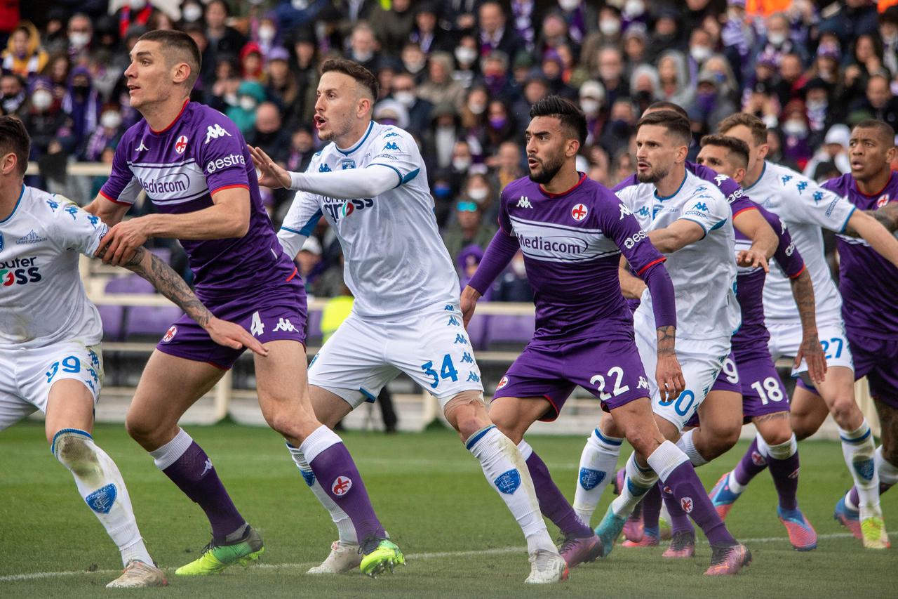 italian soccer Serie A match - ACF Fiorentina vs Empoli FC