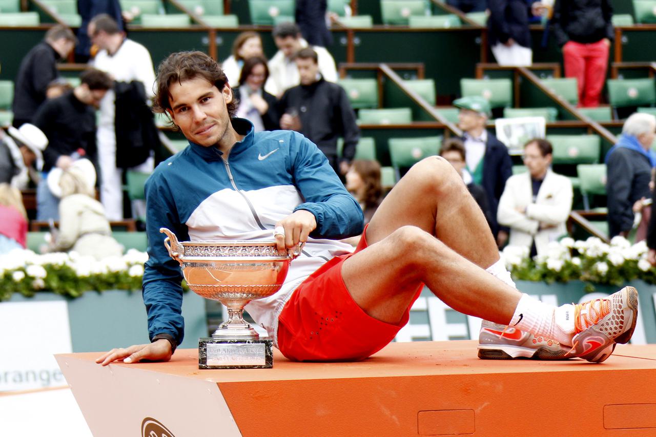 Rafael Nadal Wins Roland GarrosSpain's Rafael Nadal won the Men Final against Spain's David Ferrer 6-3, 6-2, 6-3 in the French Tennis Open 2013 in Roland-Garros Stadium, Paris,France on June 9th, 2013. Photo by Art Seitz/ABACAUSA.COMArt Seitz Photo: Press