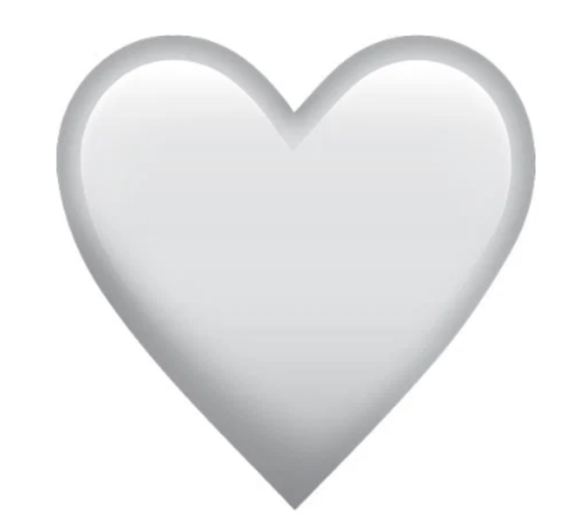 Bijelo srce pojavilo se nedavno u tipkovnici, a ono znači čistu ljubav koja ne može biti uništena. Osim za partnera, koriste ju roditelji kada opisuju ljubav prema djeci.
