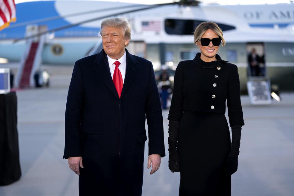 President Trump Holds Departure Ceremony Before Florida Travel