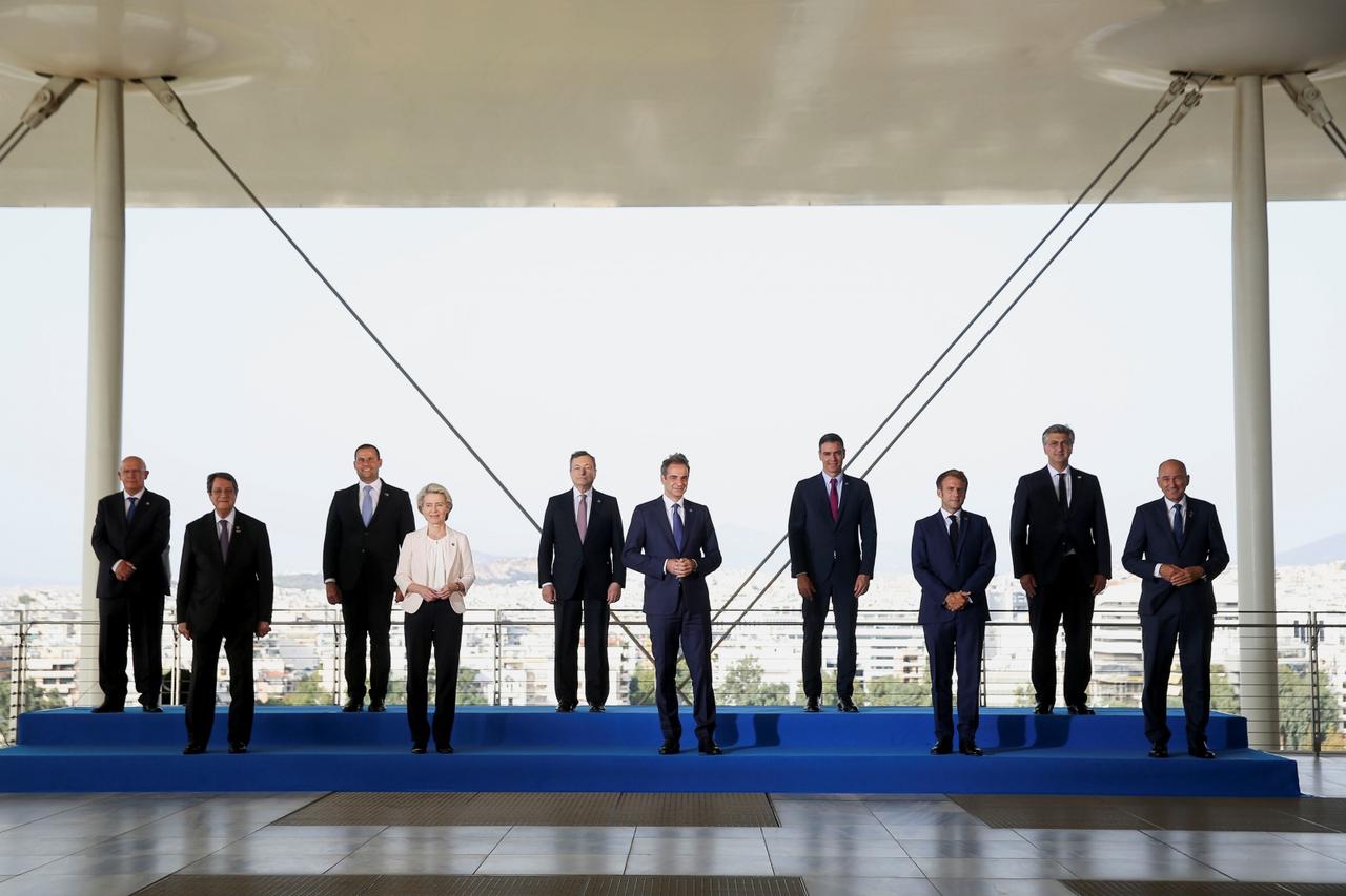 EU leaders meet ahead of 8th MED7 Mediterranean countries' summit in Athens