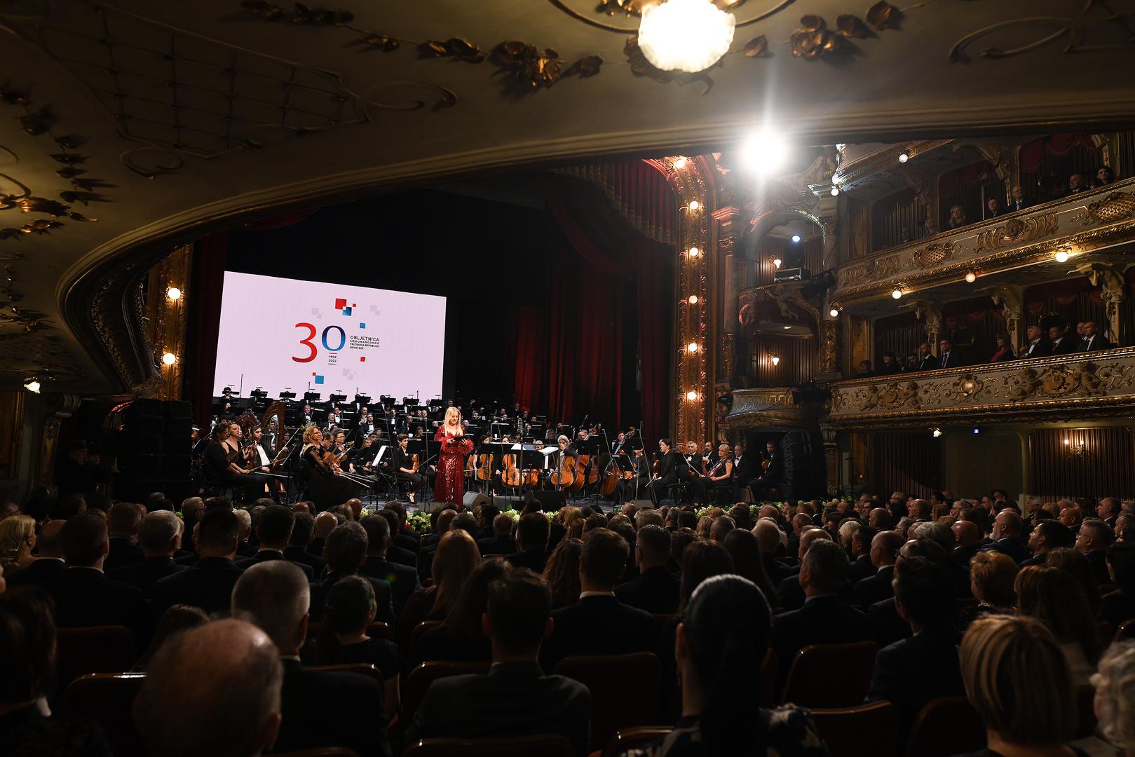 29.05.2022., Zagreb - Svecani koncert u povodu Dana drzavnosti i 30. obljetnice medjunarodnog priznanja Republike Hrvatske. Photo: Sandra Simunovic/PIXSELL