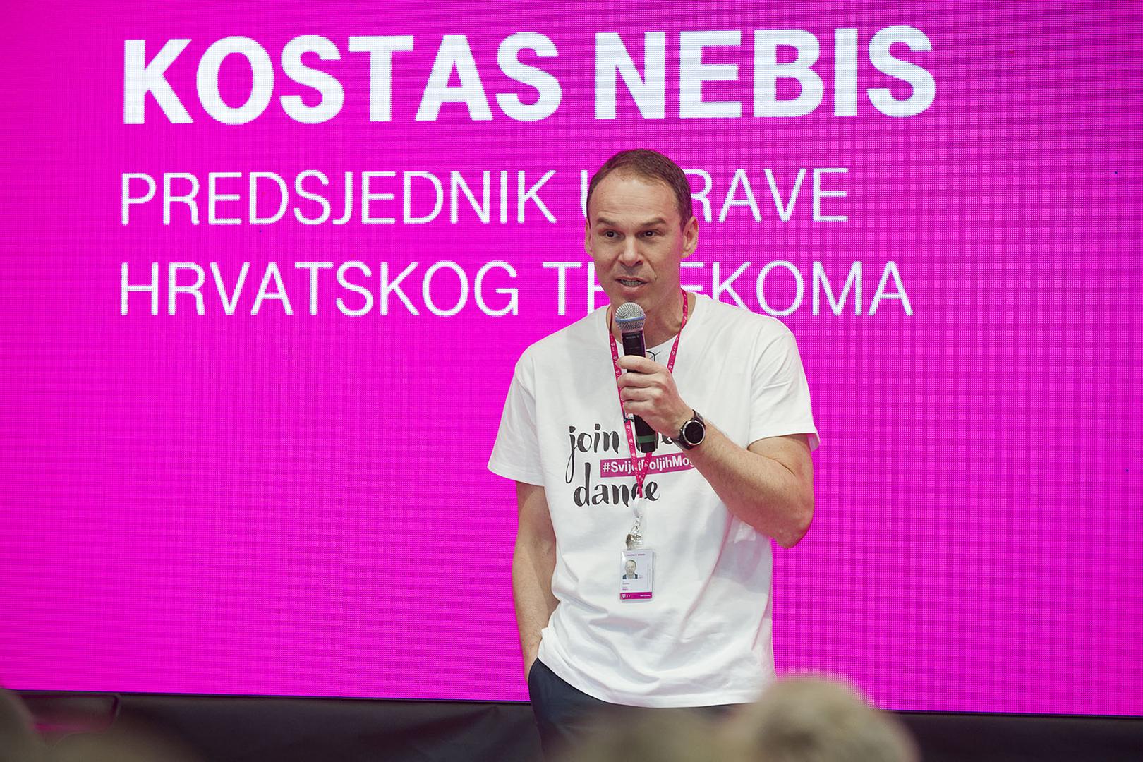 Predsjednik uprave Hrvatskog telekoma Kostas Nebis