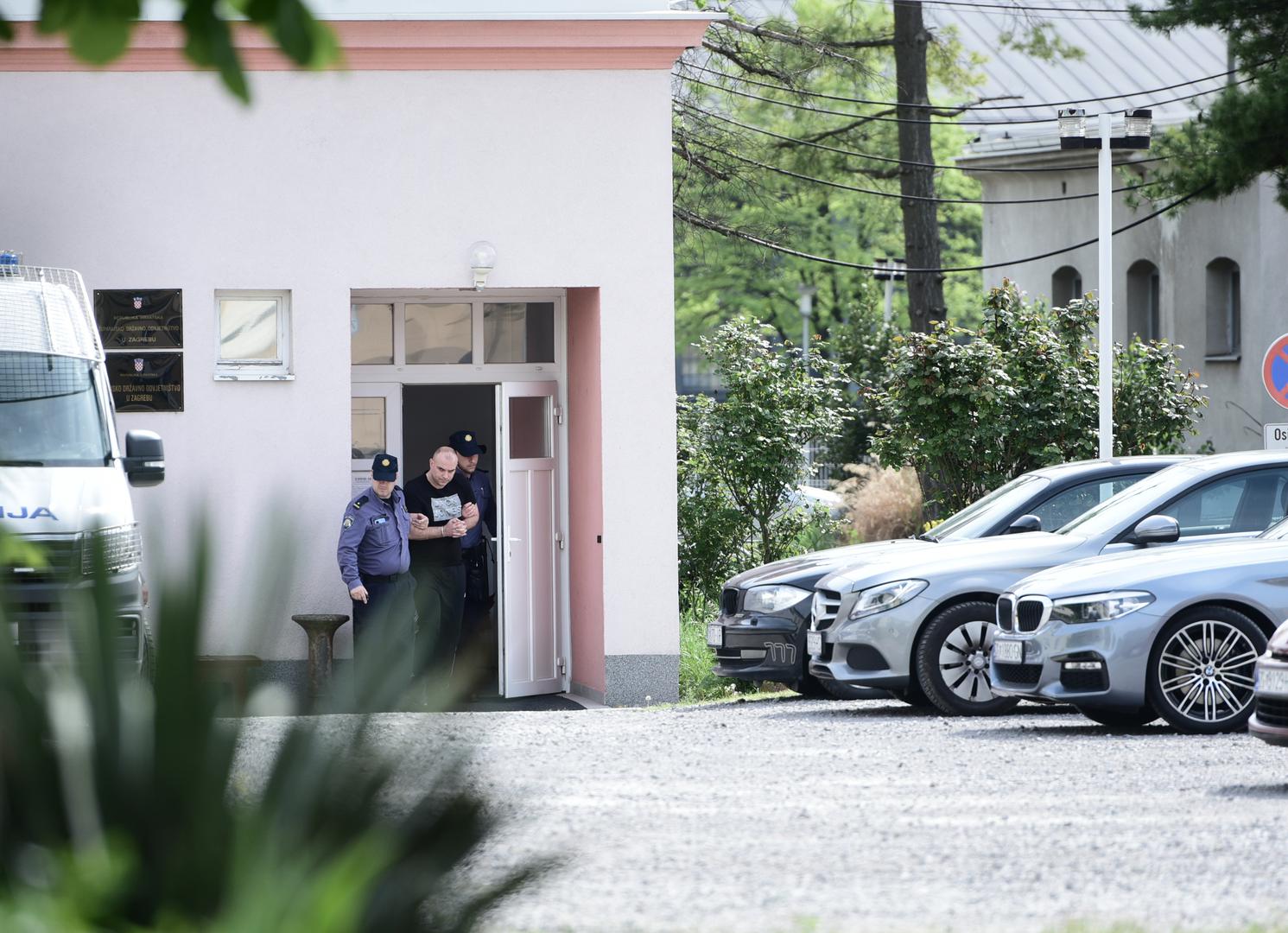 23.04.2023., Zagreb - Odlazak Kristijana K., zastitara osumnjicenog za ubojstvo Tomislava Sablje u klubu Ritz sa DORH-a. Photo: Neva Zganec/PIXSELL