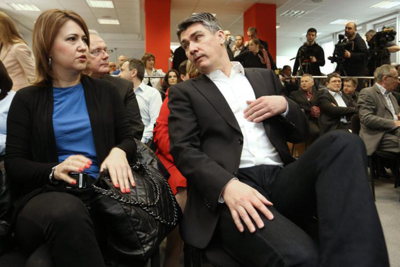 Milanka Opačić i Zoran Milanović