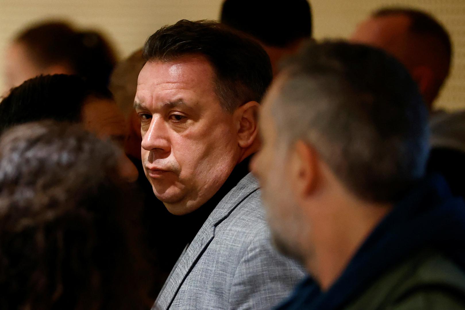 David, one of the two sons of Frenchwoman Gisele Pelicot, the victim of an alleged mass rape orchestrated by her then-husband Dominique Pelicot at their home in the southern French town of Mazan, arrives to attend the verdict in the trial for Dominique Pelicot and 50 co-accused, at the courthouse in Avignon, France, December 19, 2024. REUTERS/Manon Cruz Photo: Manon Cruz/REUTERS