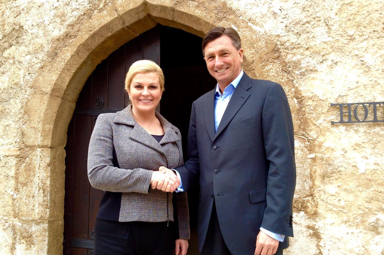 kolinda grabar kitarović  i borut pahor