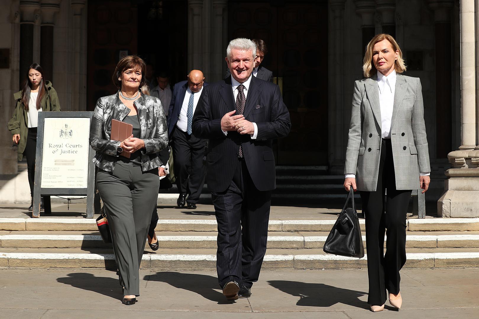 Todorić u pratnji odvjetnica Cherie Blair i Jadranke Sloković u Londonu