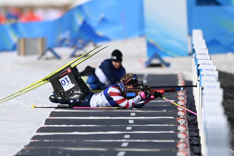 (SP)CHINA-ZHANGJIAKOU-WINTER PARALYMPICS-BIATHLON-WOMEN'S SPRINT SITTING (CN)