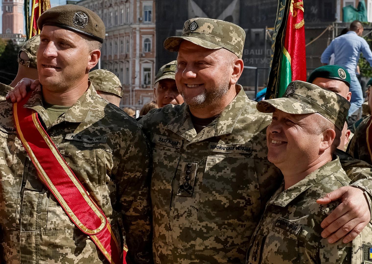 FILE PHOTO: Commander in Chief of the Ukrainian Armed Forces Valeriy Zaluzhnyi poses for a picture during a celebration ceremony of the Independence Day of Ukraine, amid Russia's invasion of the country, in central Kyiv, Ukraine August 24, 2023. REUTERS/Gleb Garanich/File Photo Photo: GLEB GARANICH/REUTERS