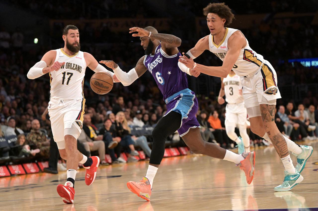 NBA: New Orleans Pelicans at Los Angeles Lakers