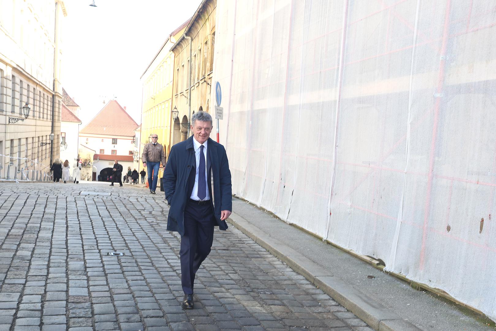 06.02.2024., Zagreb -  Ivan Turudic dosao u Banske dvore na sjednicu vladajuce koalicije
 Photo: Patrik Macek/PIXSELL