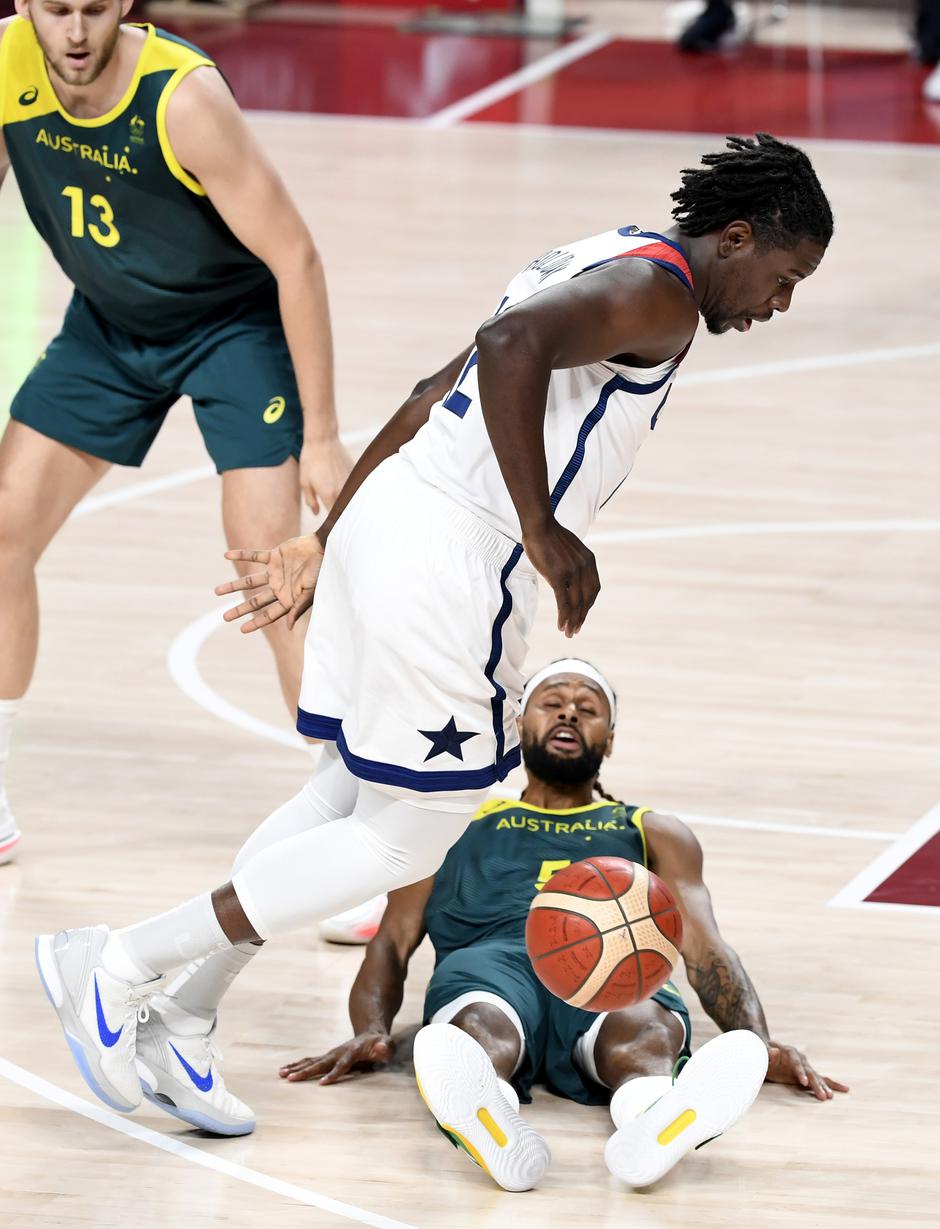 USA vs Australia Men's Basketball semifinal at the Tokyo Olympics