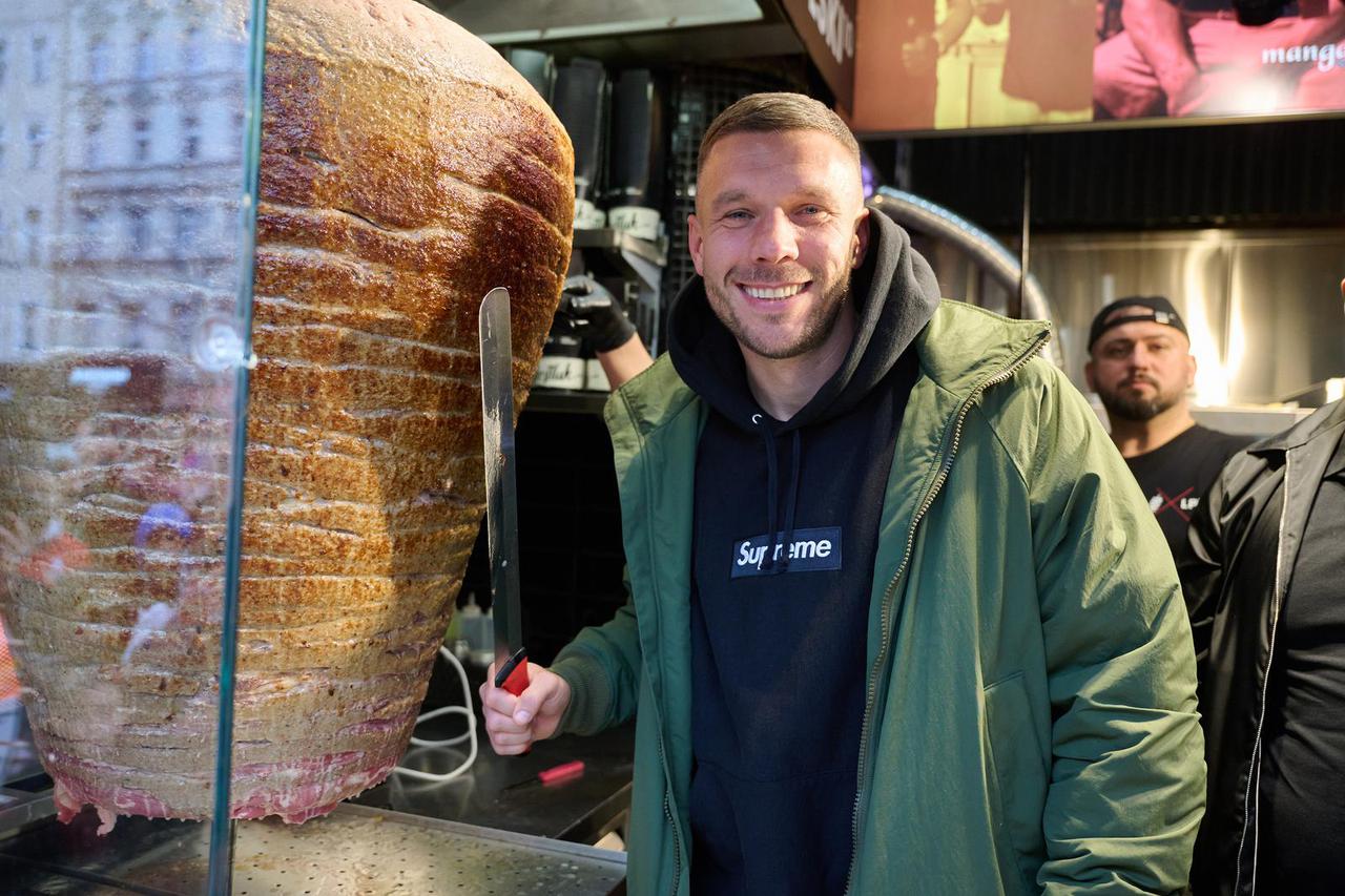 Opening of a branch of Lukas Podolski's kebab store