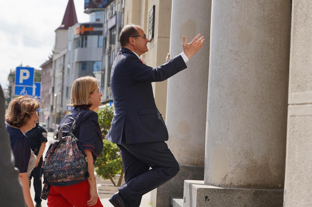 Banja Luka: Visoki predstavnik u BiH Christian Schmidt stigao na sastanak s gradonačelnikom Draškom Stanivukovićem