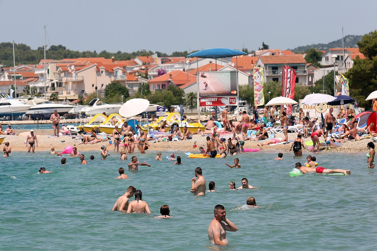 plaža, kupanje, ljeto