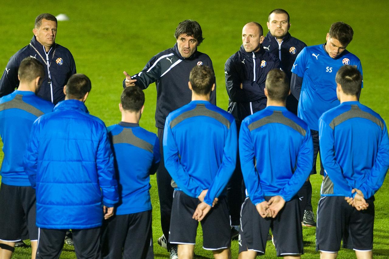 05.11.2014., Zagreb - Trening GNK Dinamo uoci 4. kola Europske lige protiv FC Red Bull Salzburg. Trener Zoran Mamic.  Photo: Daniel Kasap/PIXSELL