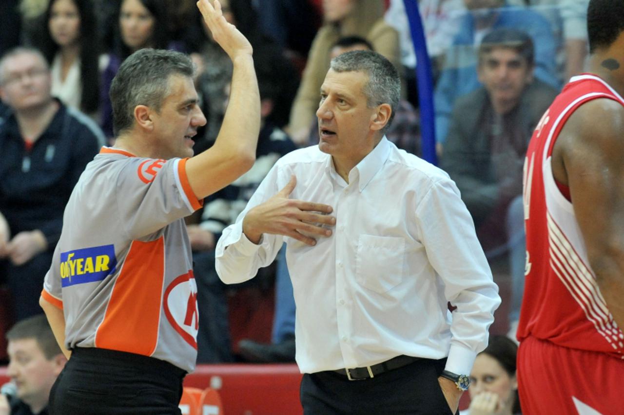 '12.01.2011., Kosarkaski centar Drazen Petrovic, Savska 30, Zagreb - NLB liga, 16. kolo, KK Cibona - KK Cedevita. Aleksandar Petrovic Photo: Marko Lukunic/PIXSELL'