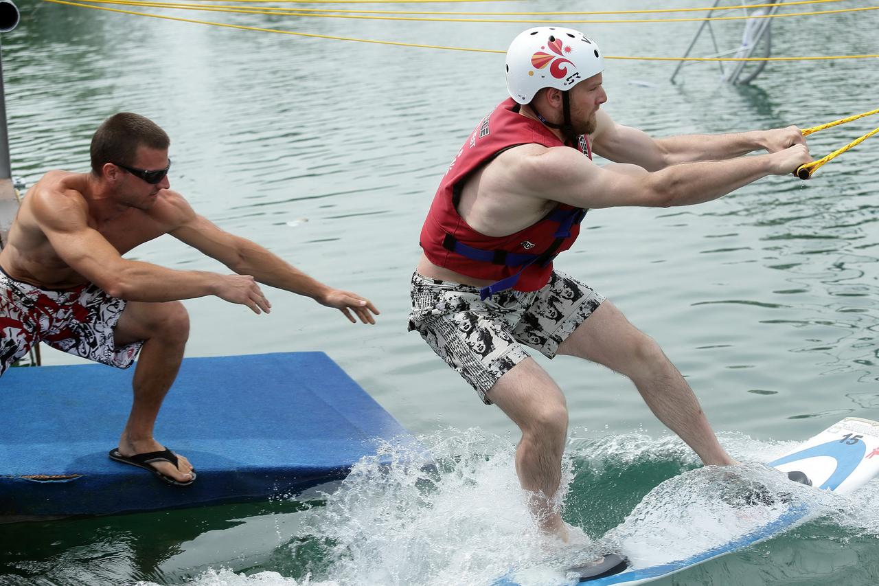 wakeboarding