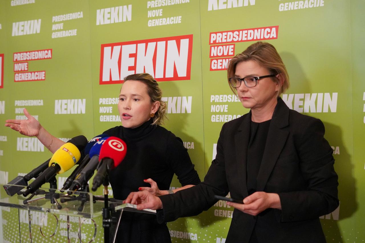 Zagreb: Ivana Kekin i Sandra Benčić održale konferenciju za medije