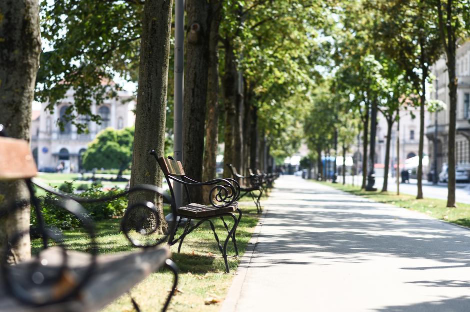 Zagreb: Vrućina ispraznila gradske ulice