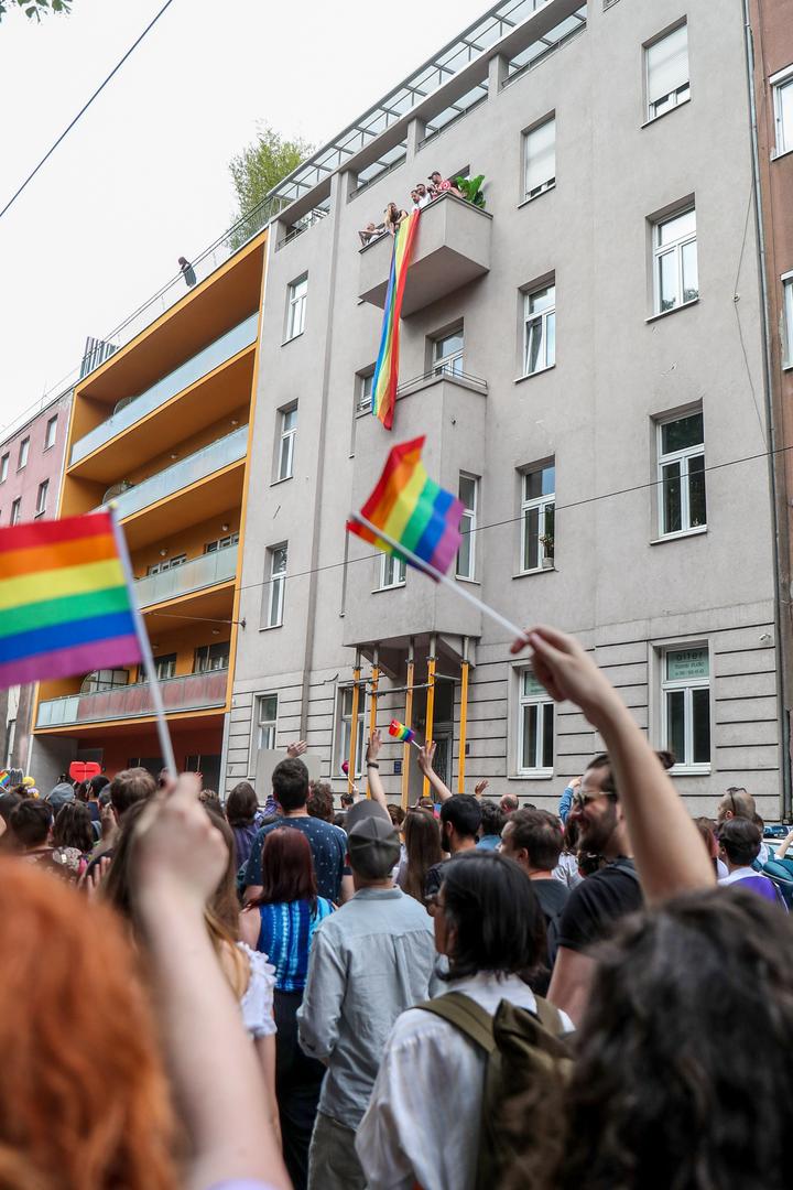 10.06.2022., Zagreb - 22. Povorka ponosa LGBTIQ+ zajednice, osoba i duginih obitelji Zagreb Pridea ove se godine odrzava pod sloganom "Zajedno za trans prava!". Photo: Matija Habljak/PIXSELL