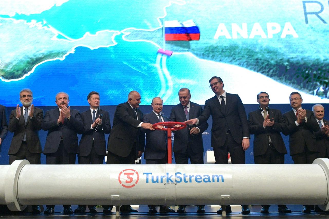 Launching ceremony for TurkStream gas pipeline in Istanbul