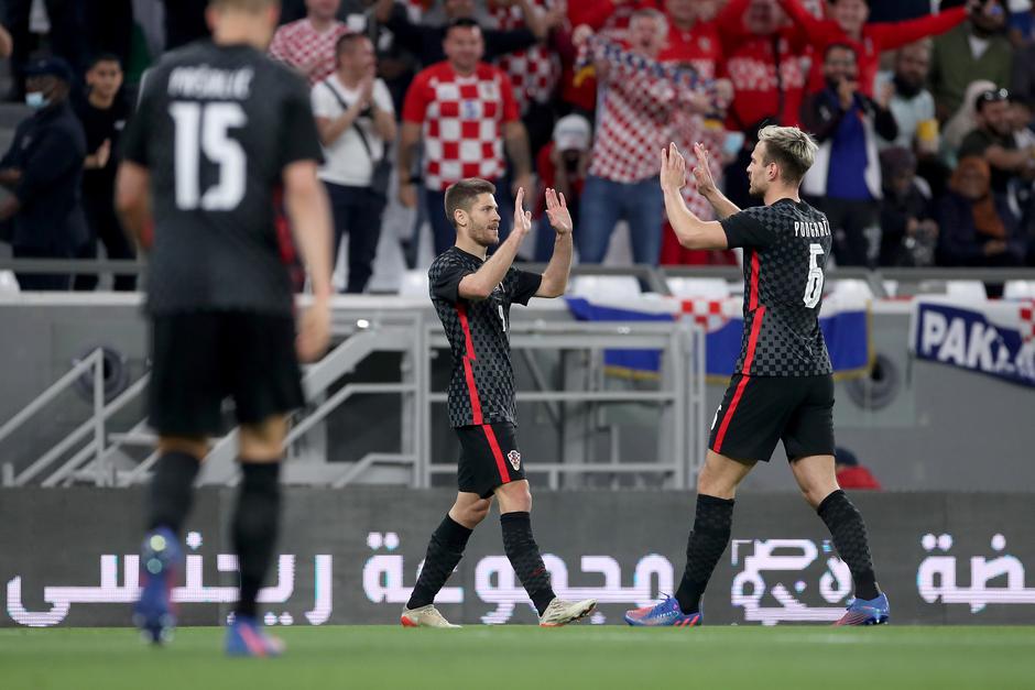 Doha: Prijateljska nogometna utakmica Hrvatska - Bugarska