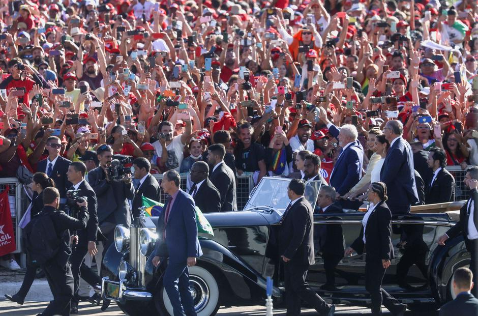 Luiz Inacio Lula da Silva takes office as Brazil's President in Brasilia