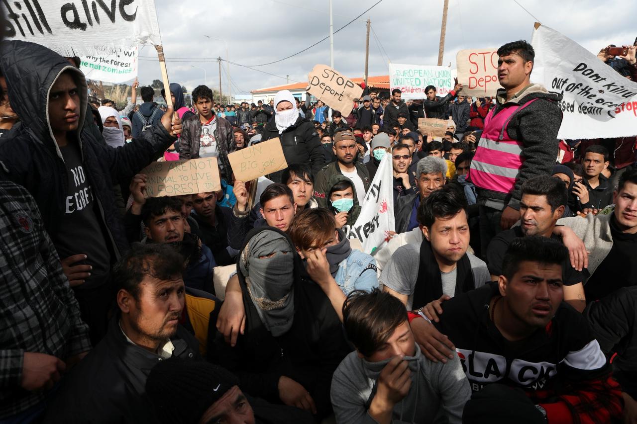 Prosvjed izbjeglica i migranata u Grčkoj