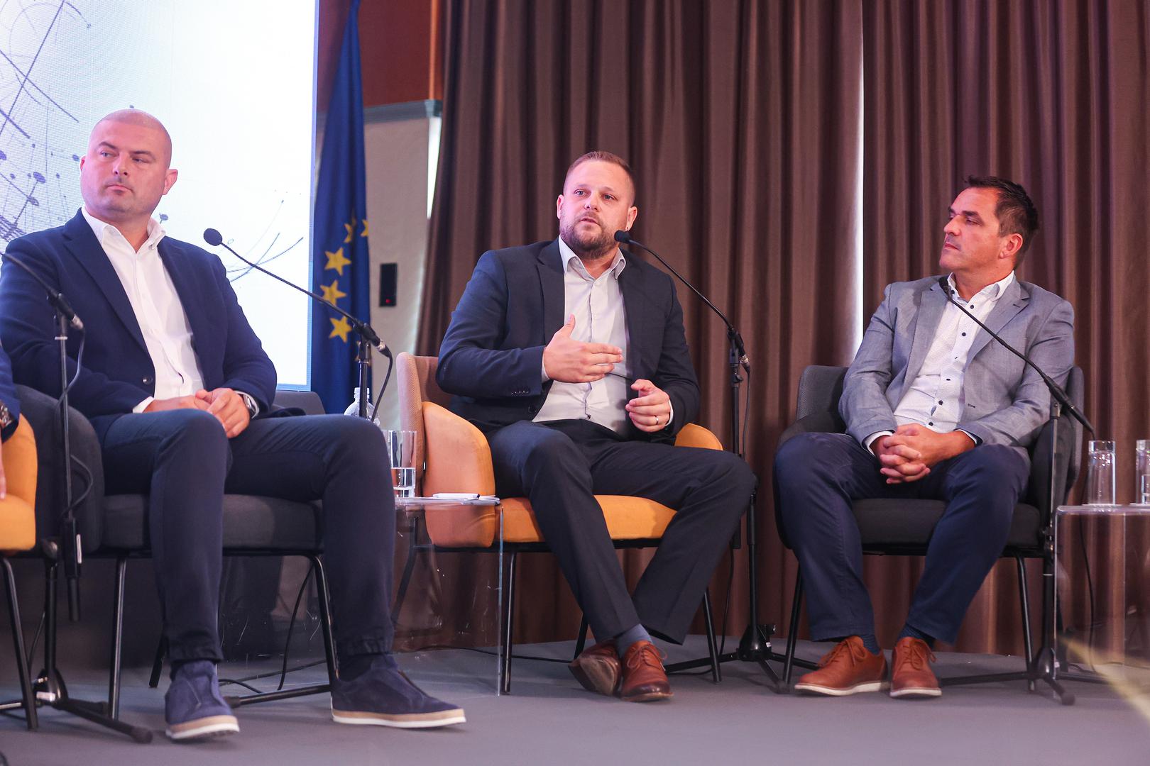 27.08.2024., Zagreb - Konferencija Vecernjeg lista Hrvatska kakvu trebamo odrzana je u hotelu Dubrovnik. Panel diskusija, Hrvatski gospodarstvenici - Strana radna snaga. Photo: Luka stanzl/PIXSELL