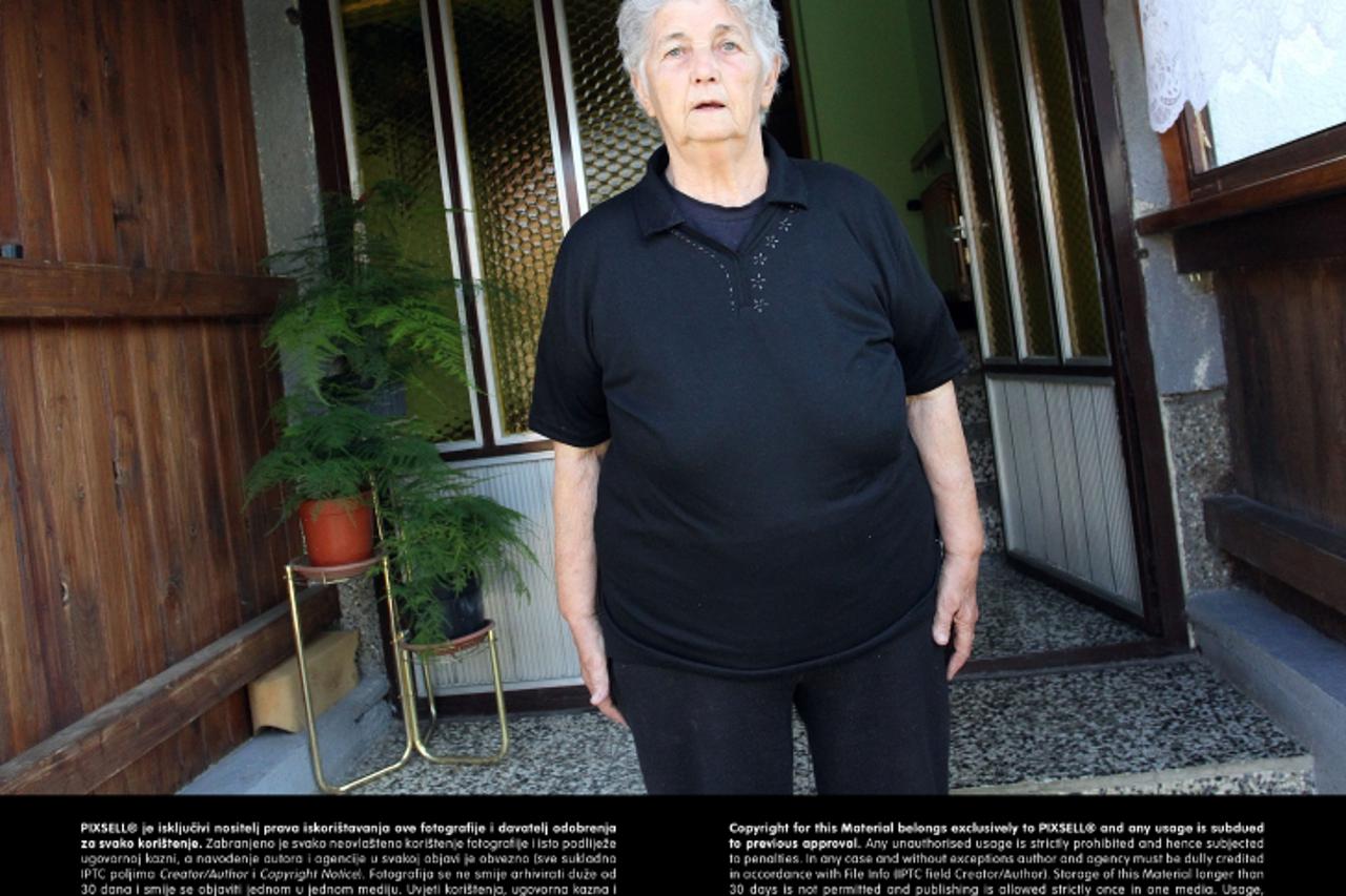 '16.09.2013., Prelog - Francisca Sestan, jedina zivuca osoba koja je 1953. godine prezivjela veliku nesrecu na rijeci Dravi u kojoj se utopilo 12 Prelozana. Photo: Vjeran Zganec-Rogulja/PIXSELL'