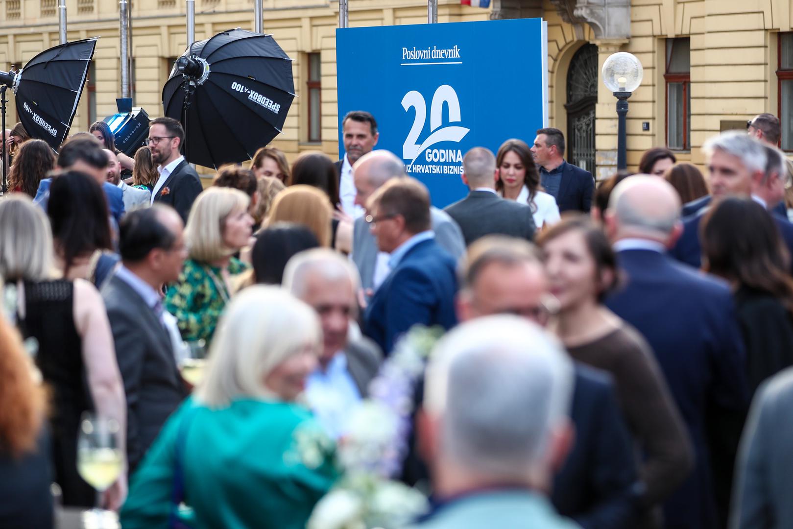 20.05.2024., Zagreb - Svecana proslava 20. rodjendana Poslovnog dnevnika u hotelu Esplanade. Photo: Matija Habljak/PIXSELL