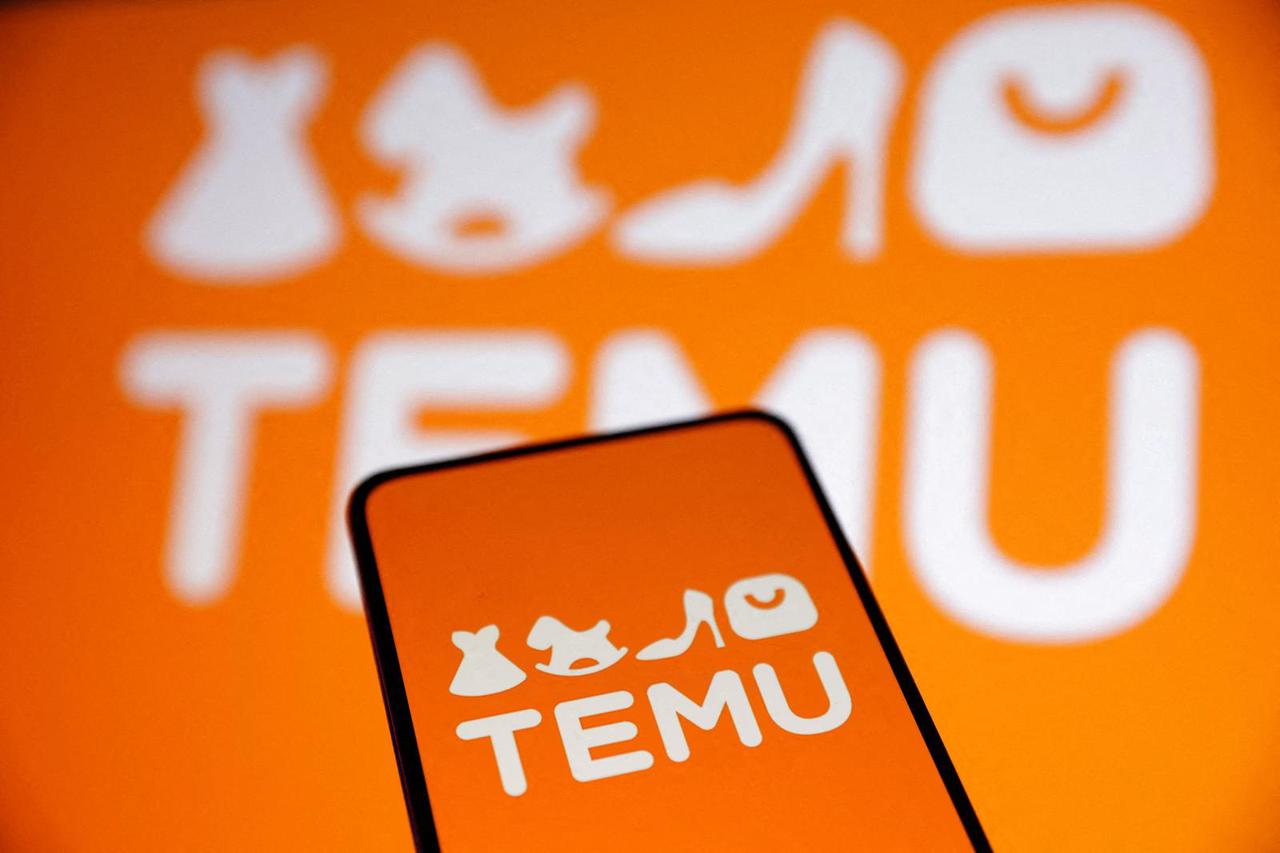 FILE PHOTO: Illustration shows Temu logo