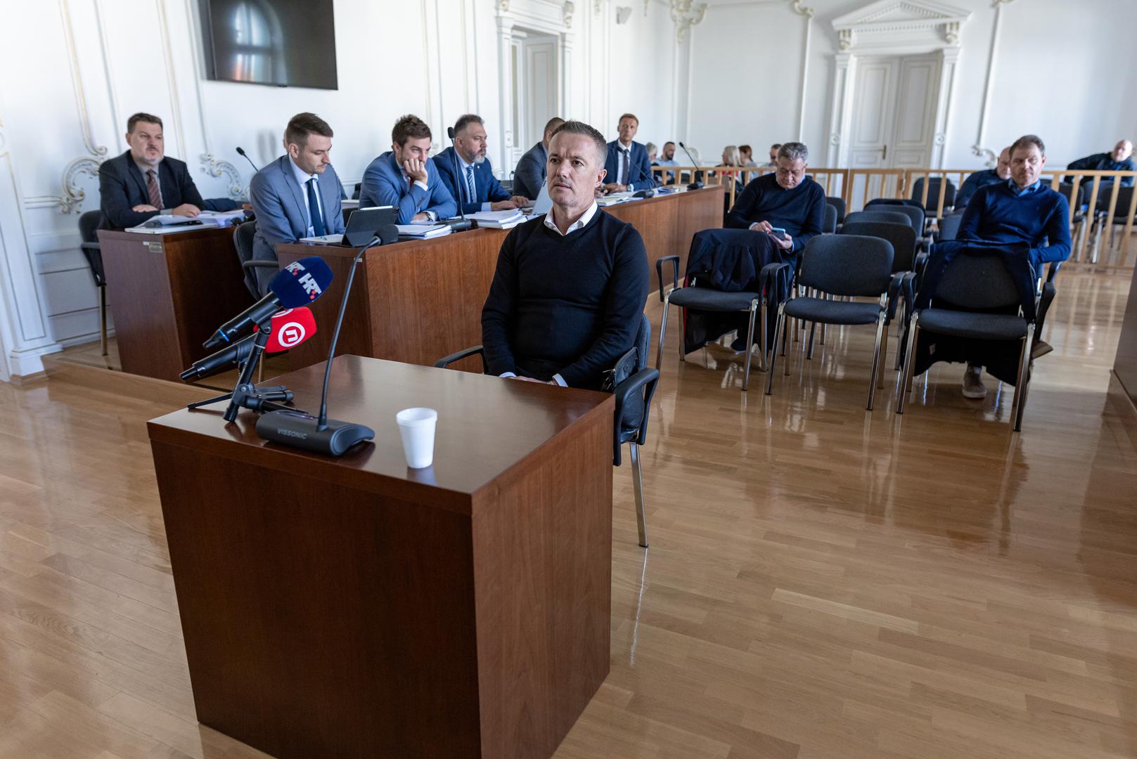 15.10.2024., Osijek - Nastavak sudjenja braci Mamic i ostalima za izvlacenje novca iz Dinama. Photo: Davor Javorovic/PIXSELL