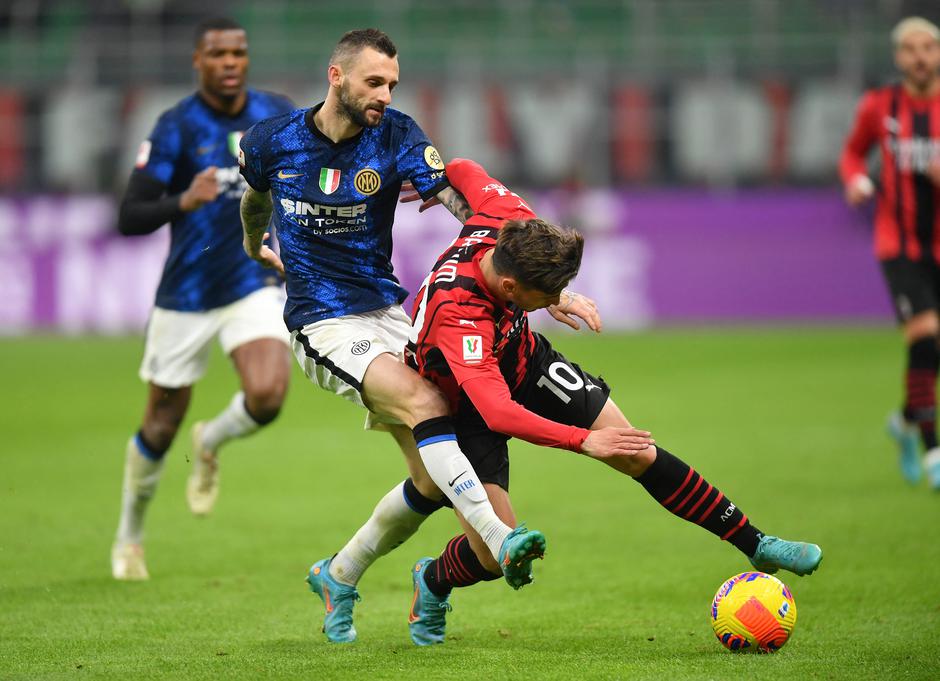 Coppa Italia - Semi Final First Leg - AC Milan v Inter Milan