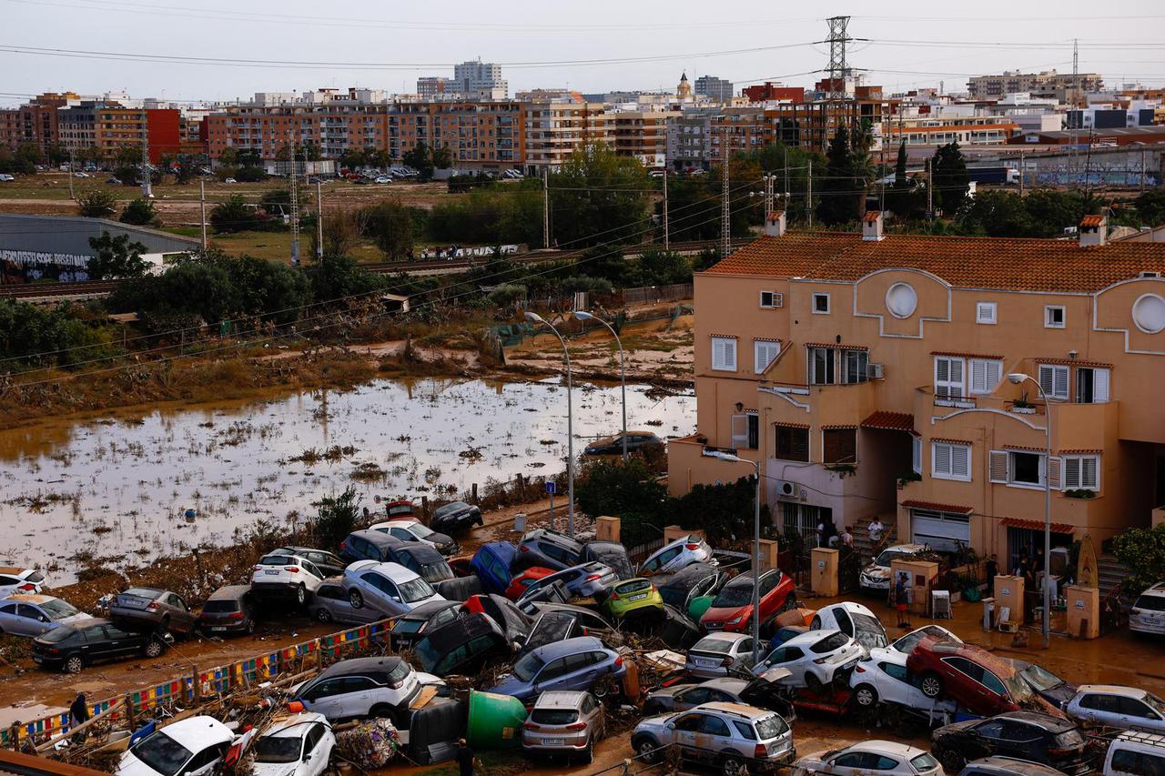 Aftermath of floods in La Torre