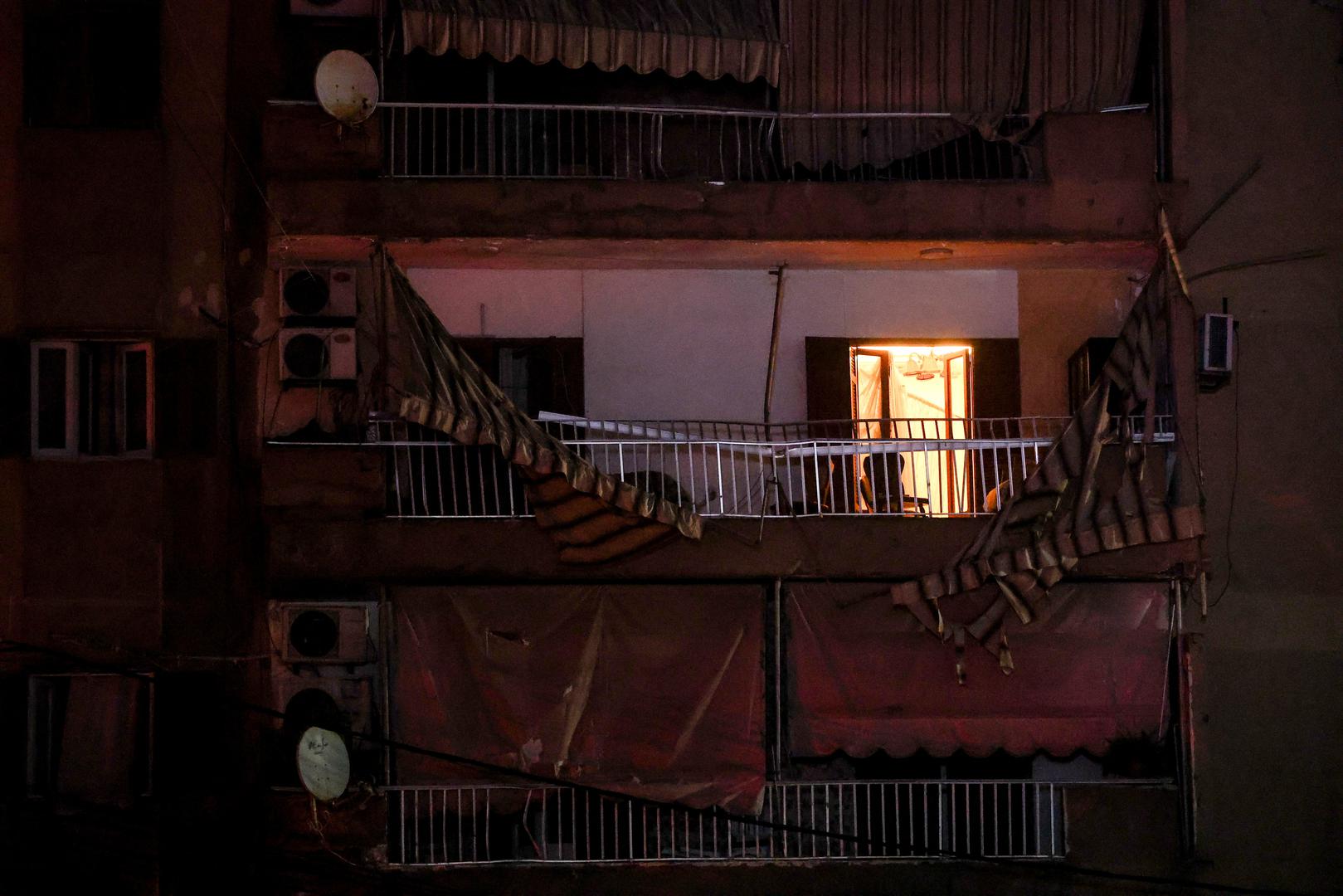 A view shows a damaged building at the site of an Israeli strike, amid ongoing hostilities between Hezbollah and Israeli forces, in Beirut's southern suburbs, Lebanon September 27, 2024. REUTERS/Emilie Madi Photo: EMILIE MADI/REUTERS