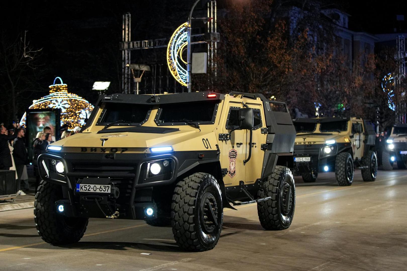 09.01.2025., Banja Luka, Bosna i Hercegovina - Povodom Dana Republike Srpske u Banja Luci se odrzava svecani defile u kojem sudjeluje ukupno 3.400 ljudi. Photo: Dejan Rakita/PIXSELL