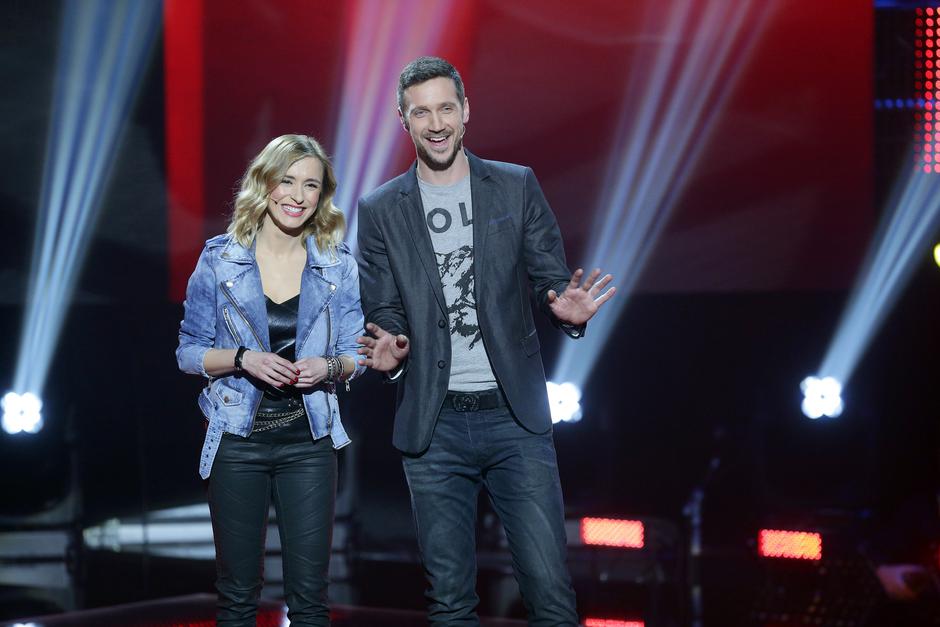 21.03.2015., Zagreb - Live snimanje emisije The Voice u studiju HRT-a. Photo: Zeljko Lukunic/PIXSELL