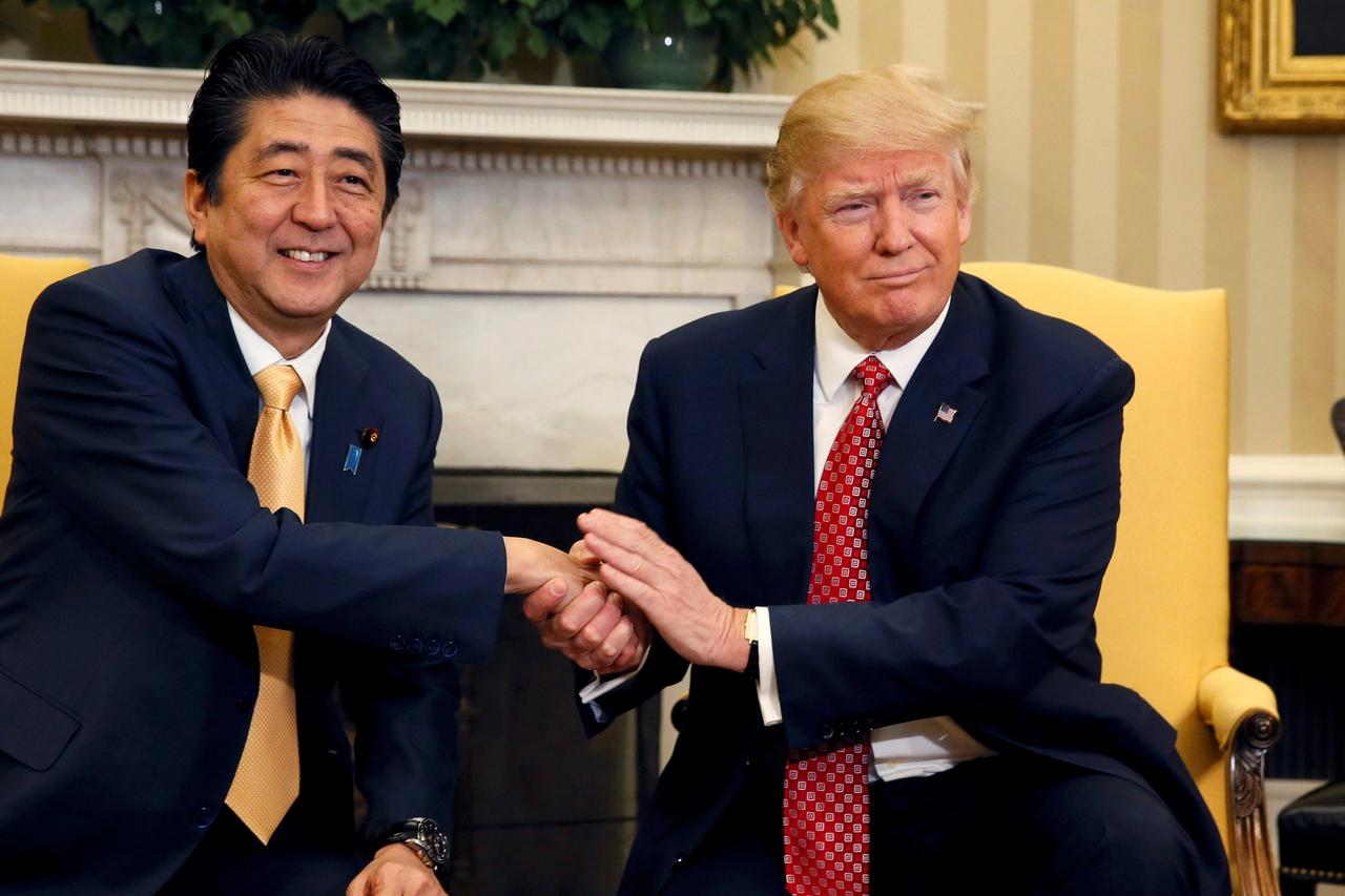 Donald Trump, Shinzo Abe