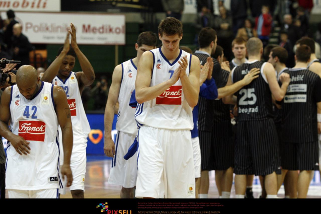 '07.01.2012., KD Drazen Petrovic, Zagreb - Kosarkaska utakmica 14. kola NLB lige izmedju KK Cibona i KK Radnicki. Photo: Martina Popovcic/PIXSELL'