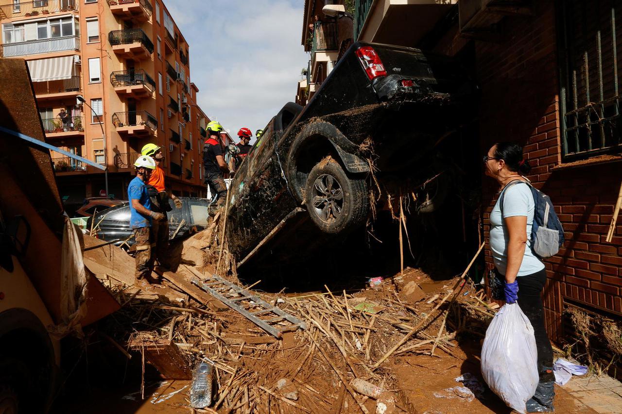 Aftermath of floods in Paiporta