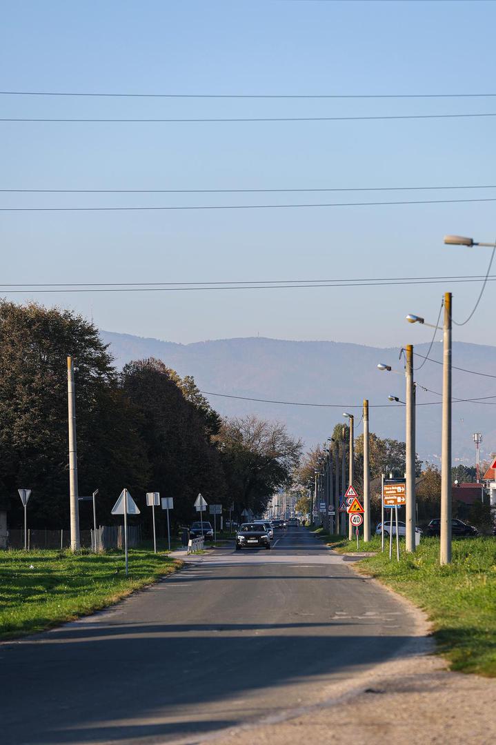 22.10.2024., Zagreb - Reportaza o prosirenju Sarajevske ulice u kojoj ce nakon radova voziti tramvaji i biti ce spojena sa Zagrebackom obilaznicom. Photo: Luka stanzl/PIXSELL