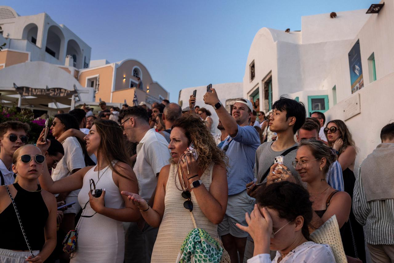 Greece's Santorini struggles under pressure of mass tourism