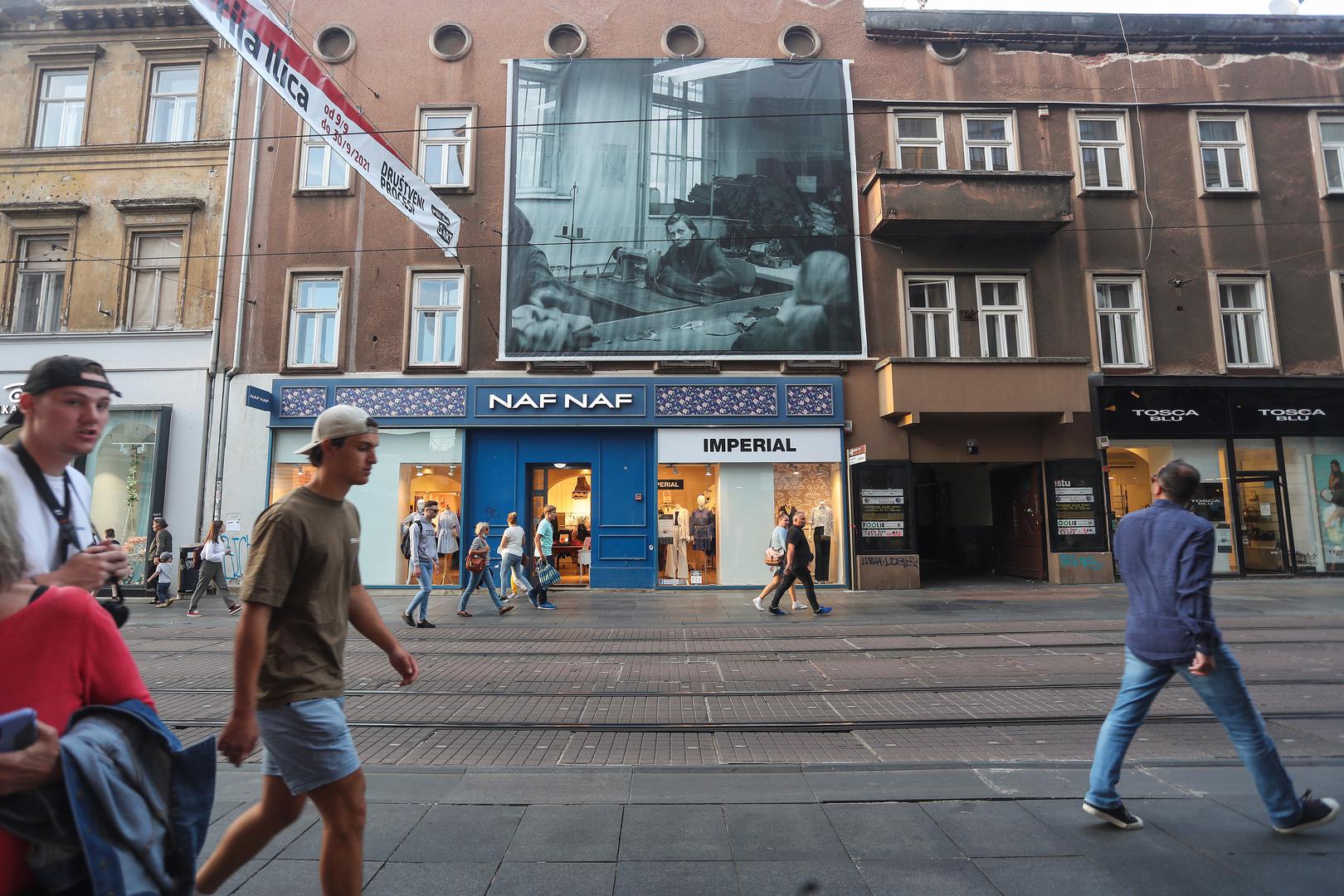 09.09.2021., Zagreb - Otvorenje Galerije Ilica i njezine izlozbe-akcije Drustveni procesi koja se odvija u sklopu jesenskog izdanja Projekta Ilica: Q’ART. 
Photo: Luka Stanzl/PIXSELL