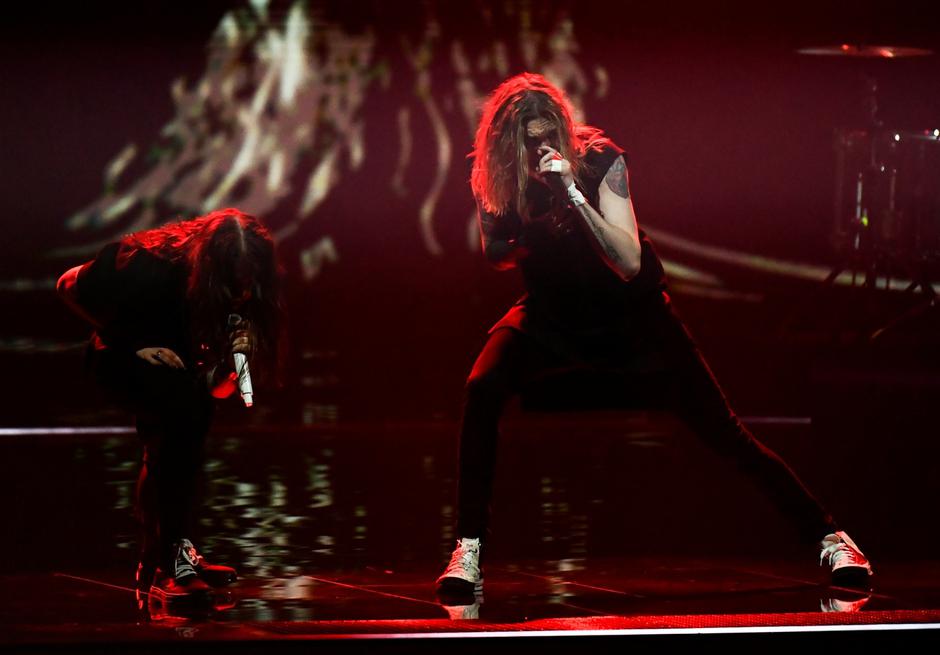 Dress rehearsal for Eurovision final in Rotterdam