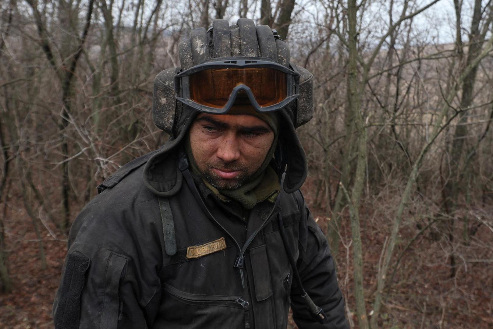 A Ukrainian serviceman looks on before driving a tank near the frontline town of Bakhmut, amid Russia's attack on Ukraine, in Donetsk region, Ukraine March 7, 2023. Radio Free Europe/Radio Liberty/Serhii Nuzhnenko via REUTERS THIS IMAGE HAS BEEN SUPPLIED BY A THIRD PARTY. Photo: RFE/RL/SERHII NUZHNENKO/REUTERS