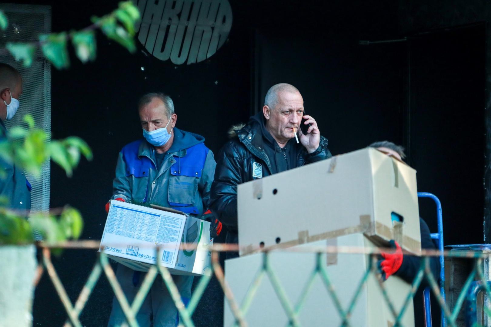 20.10.2020., Zagreb - Delozacija Glazbenog kluba Jabuka nakon sto je Opcinski sud u Zagrebu odnio rjesenje o ovrsi Grada Zagreba kao ovrsitelja. Photo: Sanjin Strukic/PIXSELL