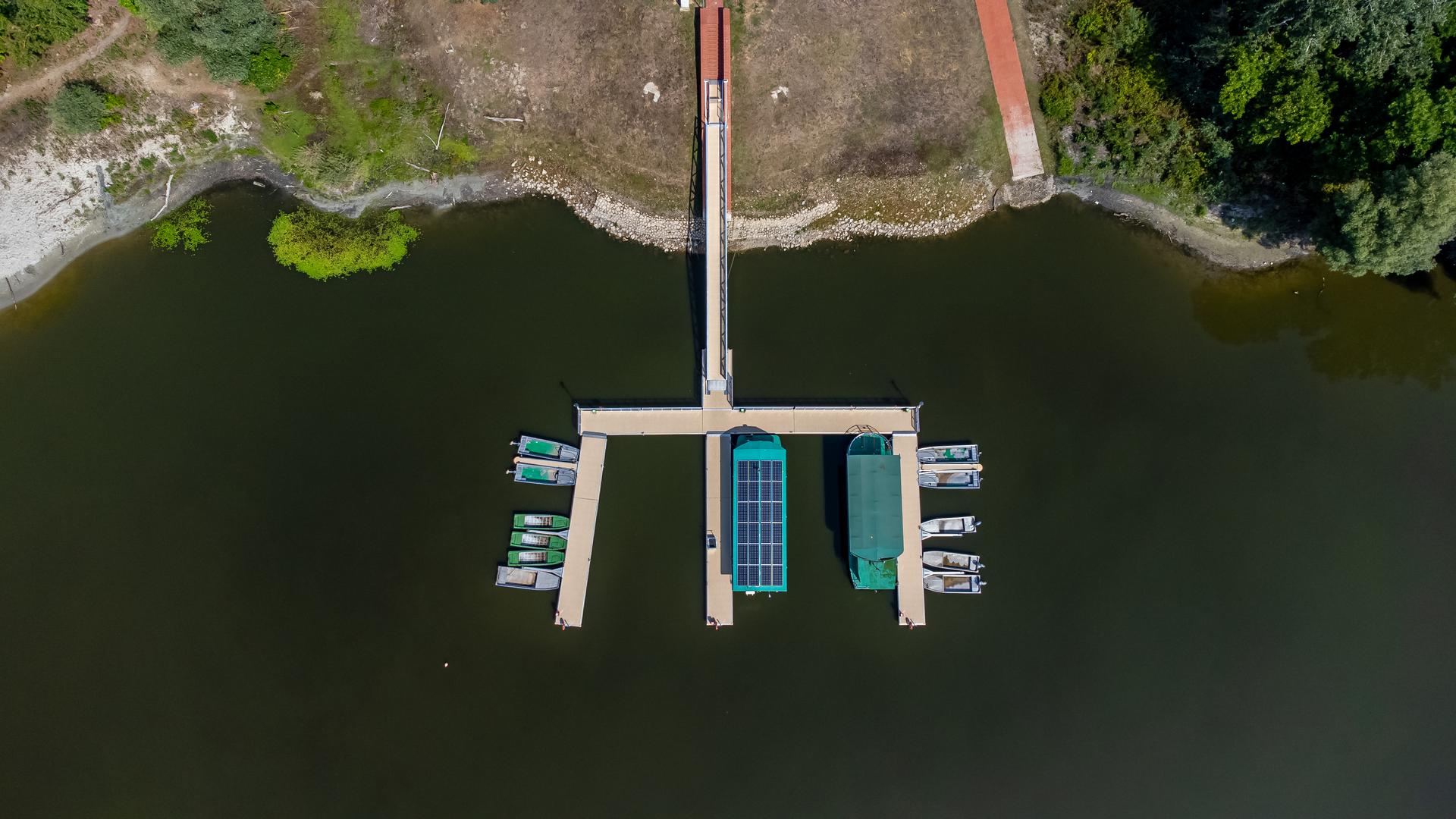 25.08.2022., Kopacki rit - Park prirode Kopacki rit jedna od najvecih mocvara Europe. Zbog niskog vodostaja rijeke Dunav veci dio Kopackog rita je bez vode. Photo: Davor Javorovic/PIXSELL